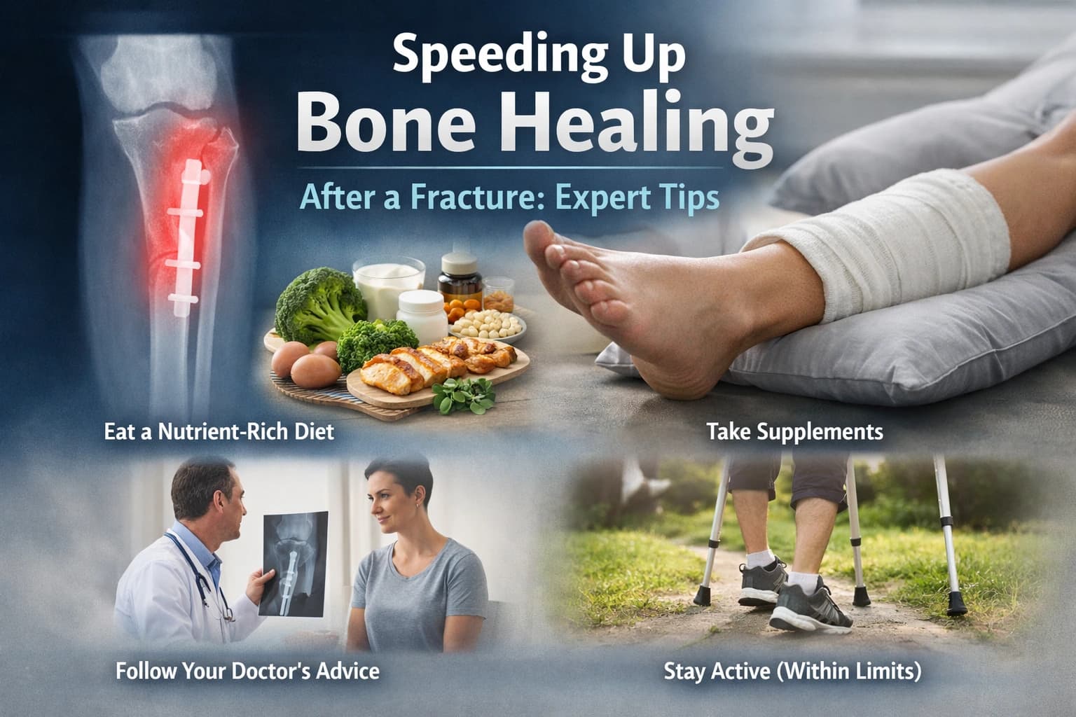 How to Speed Up Bone Healing After Fracture - Expert Tips by Dr. Abhishek Saxena, Ajmer